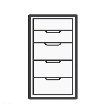 Illustration of document drawer | Free stock vector - 77136