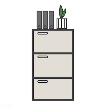 Illustration of document drawer | Free stock vector - 77155