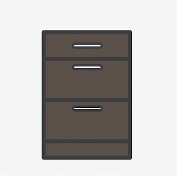 Illustration of document drawer | Free stock vector - 77211