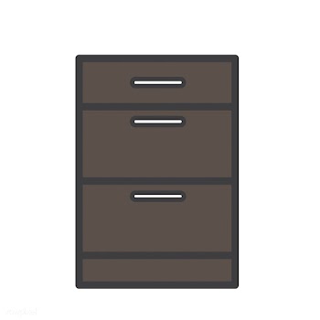 Illustration of document drawer | Free stock vector - 77219