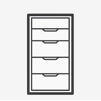 Illustration of document drawer | Free stock vector - 77265