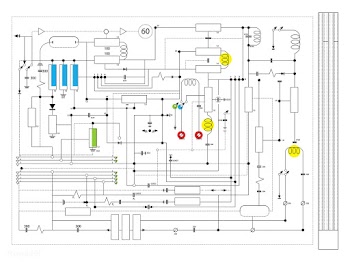 Illustration of electric circuit | Free stock vector - 395255