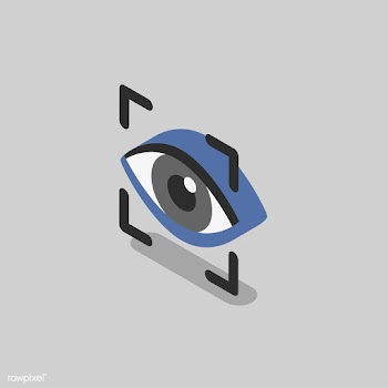 Illustration of eye recognition scanning | Free stock vector - 393432