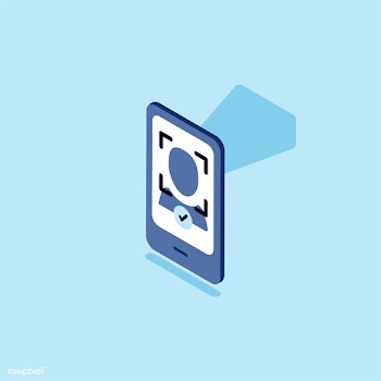 Illustration of face recognition technology | Free stock vector - 393367
