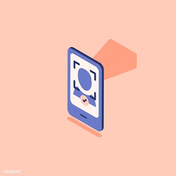 Illustration of face recognition technology | Free stock vector - 393466
