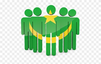 Illustration Of Flag Of Mauritania - South African People Png
