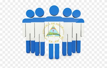 Illustration Of Flag Of Nicaragua - South African People Png