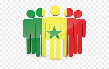 Illustration Of Flag Of Senegal - South African People Png