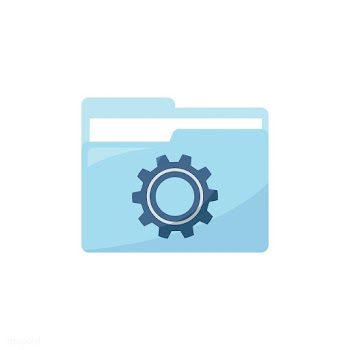Illustration of folder settings icon | Free stock vector - 393762