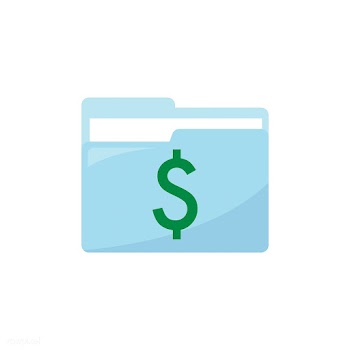 Illustration of folder with dollar sign | Free stock vector - 393776