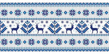 Illustration of folk seamless pattern ornament Free Vector