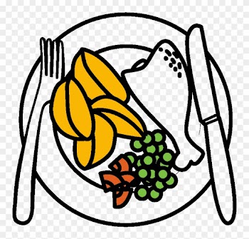Illustration Of Food On A Plate - Food