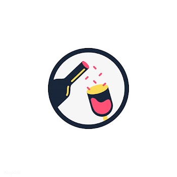 Illustration of glass of wine icon | Free stock vector - 380537