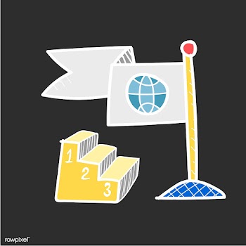 Illustration of global business competition | Free stock vector - 24469