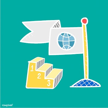 Illustration of global business competition | Free stock vector - 24616