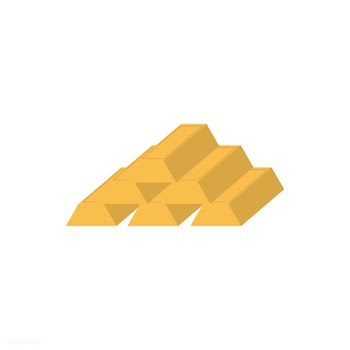 Illustration of gold blocks | Free stock vector - 394613