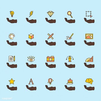 Illustration of graphic design icons set | Free stock vector - 297210
