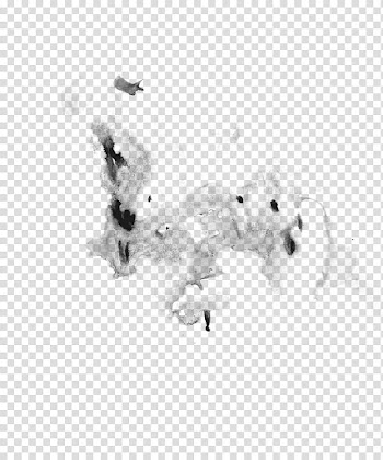 Illustration of gray smoke transparent background PNG clipart