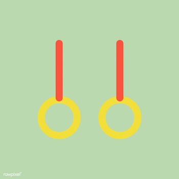 Illustration of gymnastic icon | Free stock vector - 380542