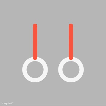 Illustration of gymnastics icon | Free stock vector - 380437