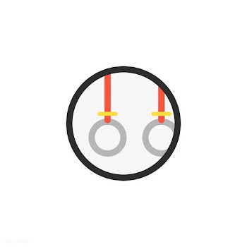 Illustration of gymnastics icon | Free stock vector - 380465