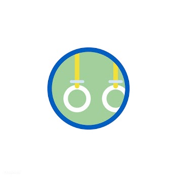 Illustration of gymnastics icon | Free stock vector - 380959