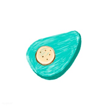 Illustration of hand drawn avocado icon isola.. | Free stock vector - 381781
