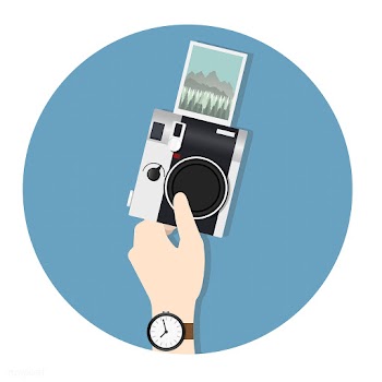 Illustration of hand holding camera | Free stock vector - 251757