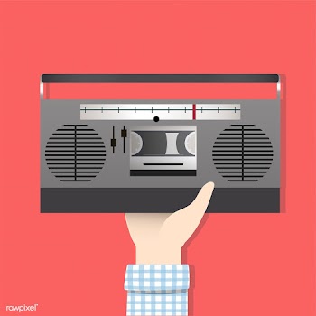 Illustration of hand holding radio | Free stock vector - 251665