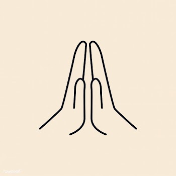 Illustration of hands praying and faith | Free stock vector - 412528