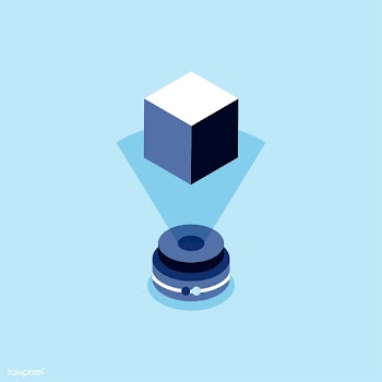 Illustration of holographic technology | Free stock vector - 393370