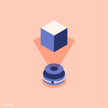 Illustration of holographic technology | Free stock vector - 393421