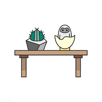 Illustration of home decor on a table | Free stock vector - 399457
