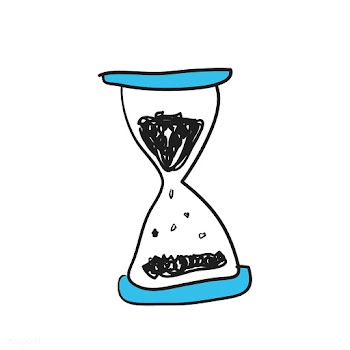 Illustration of hourglass doodle | Free stock vector - 24568