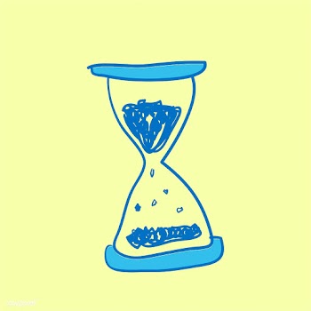 Illustration of hourglass doodle | Free stock vector - 24589