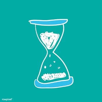 Illustration of hourglass doodle | Free stock vector - 24606