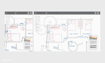 Illustration of house planning | Free stock vector - 394808