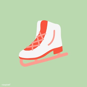 Illustration of ice skating shoe icon | Free stock vector - 380400
