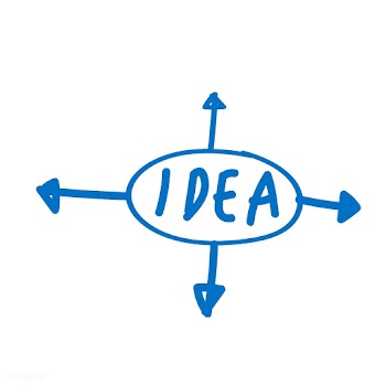Illustration of idea and arrow vector icon | Free stock vector - 24559
