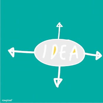 Illustration of idea and arrow vector icon | Free stock vector - 24588