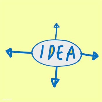 Illustration of idea and arrow vector icon | Free stock vector - 24611