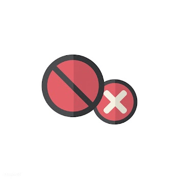 Illustration of incorrect sign | Free stock vector - 395033