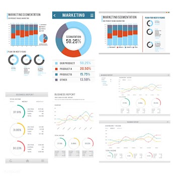 Illustration of infographic template | Free stock vector - 394704