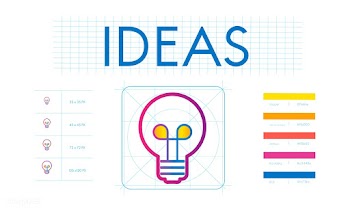 Illustration of light bulb ideas | Free stock vector - 394657