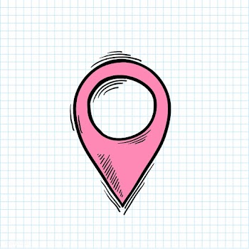 Illustration of location symbol isolated on b.. | Free stock vector - 60887