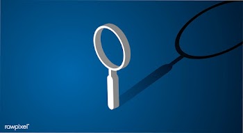 Illustration of magnifying glass | Free stock vector - 389333