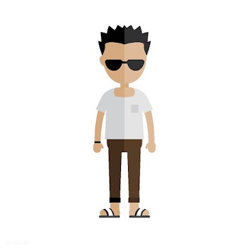 Illustration of man avatar isolated on white .. | Free stock vector - 389256