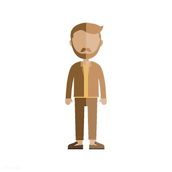 Illustration of man avatar isolated on white .. | Free stock vector - 389267