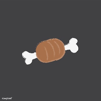 Illustration of meat with bone | Free stock vector - 60545