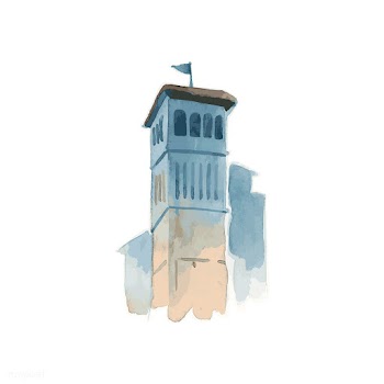 Illustration of Mediterranean city building e.. | Free stock vector - 380475